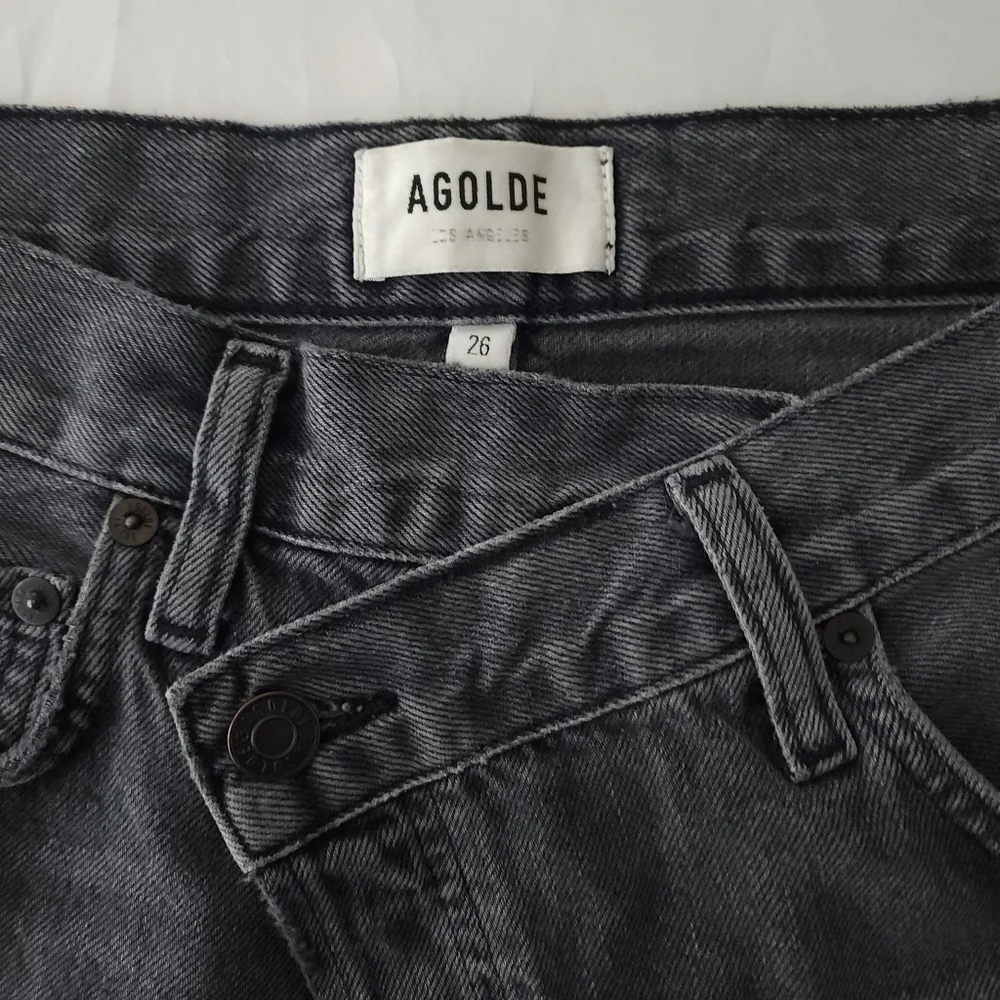 AGOLDE Criss Cross Jeans in Synchronize